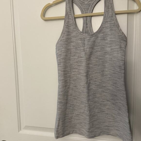 Lululemon Gray Striped Tank Top - Picture 6 of 7